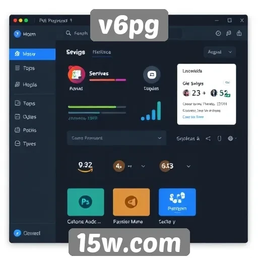 novidades no design da interface do v6pg